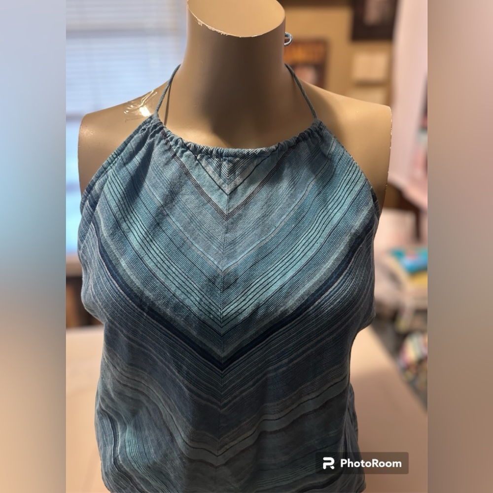 Venezia Top women (jeans Corp) denim blue spaghetti strap 18/20